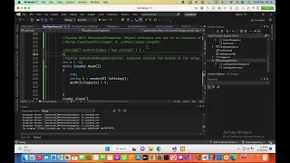C IndexOutOfRangeException Index was outside the bounds of the array Array error in NET