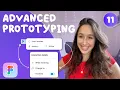 Advanced Prototyping in Figma Realistic App Design Smart animate Variant interaction