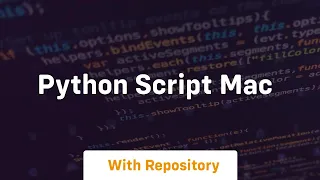 python script mac