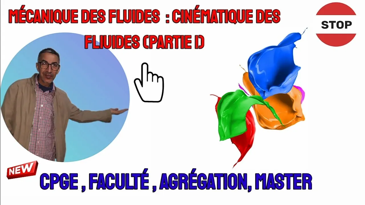Mécanique des fluides : chapitre II Cinématique des fluides ( partie I)