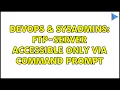 DevOps SysAdmins ftp-server accessible only via command prompt 2 Solutions