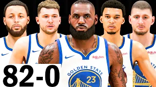 My First 82 0 Rebuild Challenge Of NBA2K26 
