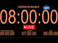 Lagu 🕒 HORA DE BRASÍLIA AO VIVO 24/7 • RELÓGIO DIGITAL UTC-3 • HORA CERTA EM TEMPO REAL