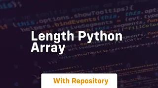 length python array