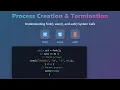 Process Creation Termination in OS fork exec exit Explained
