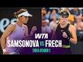 Lagu Liudmila Samsonova vs. Magdalena Frech | 2026 Doha Round 1 | WTA Match Highlights