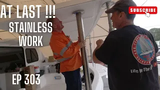 The TIG Welding Begins // Catamaran Building Ep303