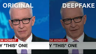 Anderson Cooper 4K Original Deep Fake Example