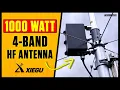 1000 WATT 4-band HF verticale antenne - Xiegu VG4 40/20/15/10