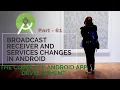 Broadcast receiver And Services changes in Android Part 61 The Complete Android App Development