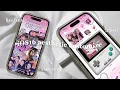 iOS16 aesthetic customization NewJeans widgets change icons tutorial