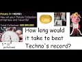 How long would it take to beat Technoblade in potato collection Hypixel Skyblock