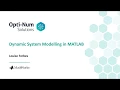 Dynamic System Modelling in MATLAB