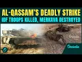 VIDEO: Al-Qassam Brigade Ambushes \u0026 Kills Israeli Soldiers in Jenin | IDF’s Merkava Tank Destroyed
