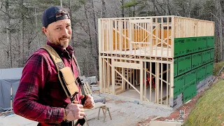Framing the Second Floor of Our Simple Mountain Home
