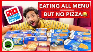Dominos Eating All the Menu Food Challenge Veggie Paaji