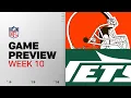 Cleveland Browns vs New York Jets Week 10 Game