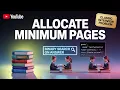 Book Allocation Problem Allocate Minimum Pages Binary Search and Greedy DSA Interview Prep