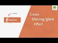 Create shining glare effect in android studio
