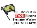 Review of the Ryobi 1600 PSI Electric Pressure Washer