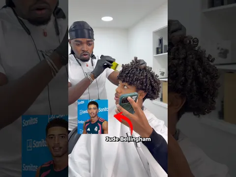 He wanted Jude Bellingham’s haircut 👀#bsset #keepitbsset