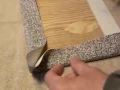 Wrapping corners on Nautolex vinyl