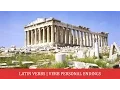 Wheelocks Latin Chapter 1 Verbal Personal Endings