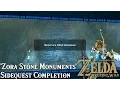 Zora Stone Monuments Sidequest - The Legend of Zelda Breath of the Wild