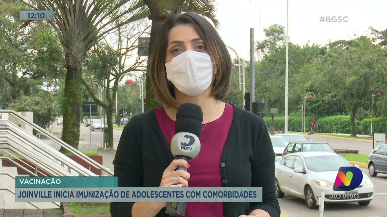 Joinville inicia a vacinação em adolescentes