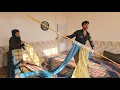 Variety in Davoud s House Sewing and installing beautiful curtains