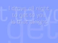 Download Lagu Celine Dion - I Drove All Night (Lyrics)