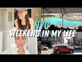 NYC WEEKEND IN THE LIFE f1 miami accepting my job offer brandy melville haul
