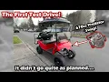 Driving The Finished 670cc Predator Swapped E-Z-GO TXT Golf Cart For The First Time