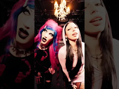2 divas maximizing their joint slay 🖤 #6arelyhuman #deathbyromy