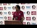 FSU Football Linebacker Mikai Gbayor on coming to FSU thoughts on Tony White