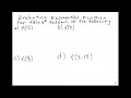 How to Evaluate Exponential Functions - College Algebra