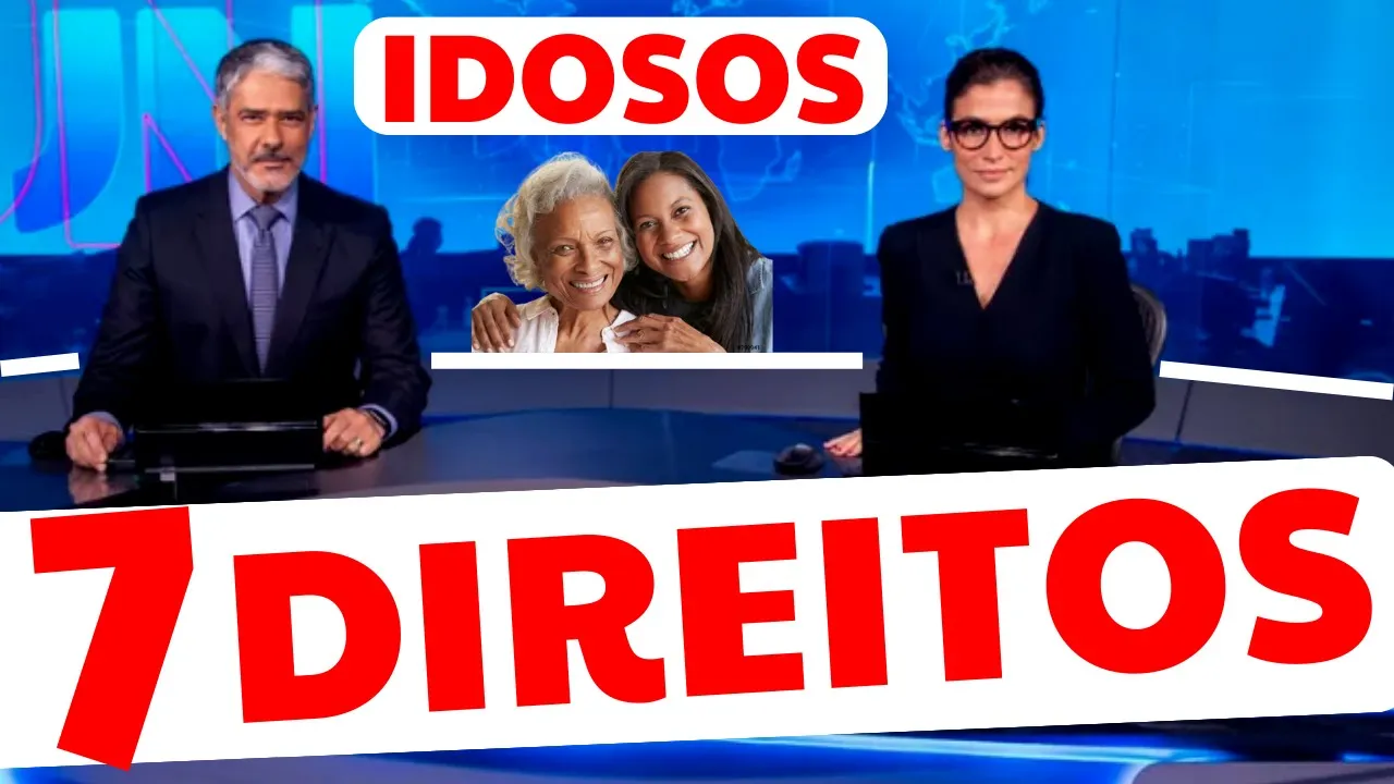 FORAM LIBERADOS 7 DIREITOS PARA PESSOA IDOSA COM MAIS DE 60 ANOS - NOVO ESTATUTO DO IDOSO