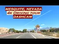 Mesquite Nevada 4k Driving Tour Dashcam Sun City