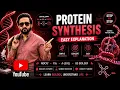 Protein Synthesis Easy Explanation Step-by-Step Biology Lecture