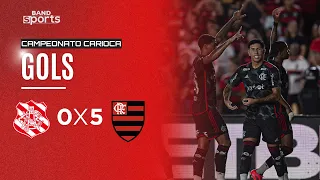 FLAMENGO GOLEIA O BANGU E DESENCANTA NO CARIOCA | BANGU 0x5 FLAMENGO - GOLS