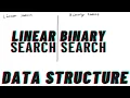 Data Structure Linear Search vs Binary Search java
