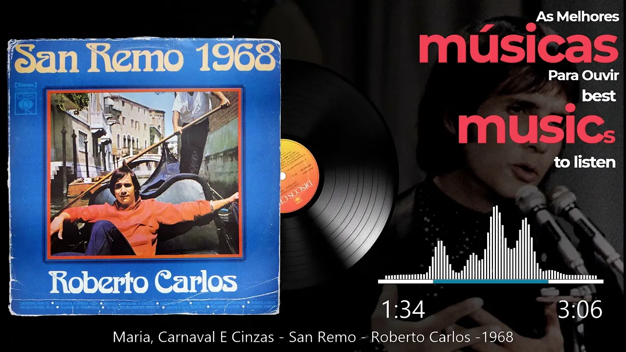 Maria Carnaval E Cinzas - San Remo - Roberto Carlos -1968