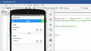 B4X B4A Android Web API Client App
