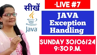 Exception Handling in JAVA in Hindi ZEENAT HASAN ACADEMY