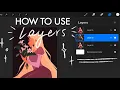 HOW TO USE LAYERS IN PROCREATE FOR BEGINNERS Procreate Tutorial for Artists
