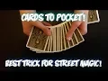 Cards To SPECTATOR S Pocket Street Magic Card Trick Performance And Tutorial