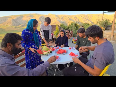 Download MP3 Pouring Concrete and Enjoying Watermelon: Family Fun Under the Sun