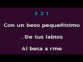 karaoke Con un beso pequeñísimo Angélica María