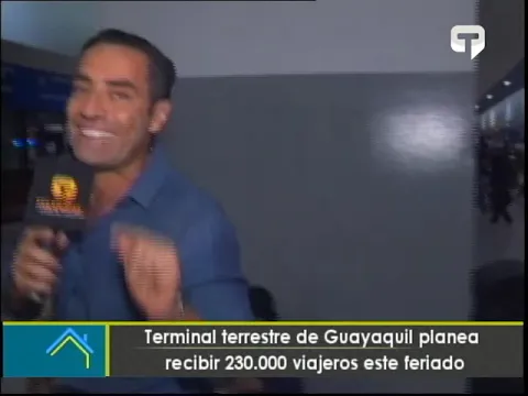 Danilo Esteves desde la terminal terrestre de Guayaquil