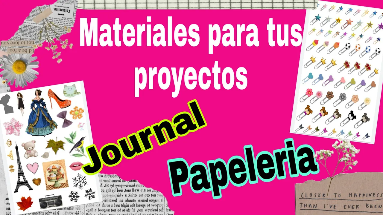 Como hacer mi propia papeleria para los proyectos, journal, álbum,etc.Papeleria para imprimir.